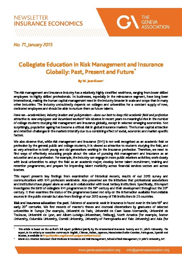 Insurance Risk Management Pdf